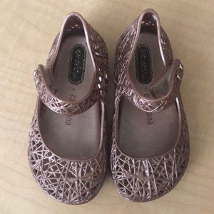 Mini Melissa + Campana Mary Jane Flats